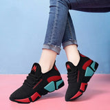 Platform Sneakers 2020 New Spring Fashion Women Casual Shoes Breathable Mesh Shoes Woman Black Sneakers Tenis