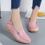 Hot Sale Women Round Head Shoes Solid Color Sewing Women Summer Comfy Flat Sneakers Leisure Walking Femininas Footwear Plus