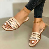 Fashion Women Sandals Woman Slipper Casual Beach Shoes Female Outside Flats Women's Outdoor Summer Footwear
