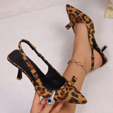 Breakj Summer New Fine Heel Sharp Head Sexy High Heel Single Shoe Pointy Bow Women's