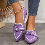 Breakj 2025 Spring Tip Flat-Soled Single Shoes Large-Size Fashion Flying Pedal Casual Women's