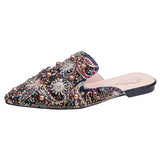 Breakj 2025 Spring And Summer New Sexy Print Hot Diamond Rivet Pearl Tip Head
