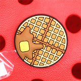 Foods Shoe Charms Cute Sushi Cookies Ice Cream Cake PVC Shoes Accessories Decoraciones for Croc Buckle jibz Kids