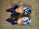 Sandals for Women Summer 2022 Casual Wedge Ladies Shoes New Pointed Toe Closed Toe Hemp Heel Slip On Beach Footwear