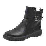 Boots British Style 2023 Autumn And Winter New Spring And Autumn Single Boots Retro Thick Soles Chelsea Short Boots In