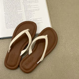 Breakj 2023 New Korean Version Of Flip-Flops Web Celebrity Ins Niche Fashion Flat Sandals Women's
