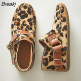 Women's Comfy Sneakers Flats Autumn Buckle Strap 2023 New Casual Travel Breathable Sneaker Buckle Strap Round Toe Ladies
