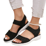 Breakj New Summer Women's Shoes Large Thick Sole With Sandals Casual Fashion Flying Surface