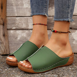 Breakj Spring And Summer New Cool Drag Women's Shoes Comfortable Slope And Thick Sole Simple Casual Wear