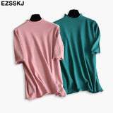 sleeve sweater solid slim Sweater Pullovers Women winter autumn thin O-neck chic 2021 sweater