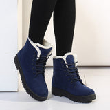 Boots Plus Size 44 Snow Boot For Women Winter Shoes Heels Winter Boots Ankle Botas Mujer Warm Plush Insole Shoes