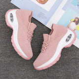 Platform Sneakers Flats 2021 Breathable Casual Shoes Flats Wedges Sneakers for Women Mesh Sock Shoes Zapatos De