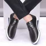 Breakj Plus-Size Hollow Out Men's Shoes Fashion Trend Youth Sandals Breathable Casual Leather