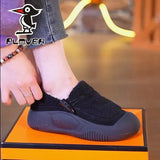 Shoes Women's 2023 Autumn New Velvet Soft-Soled Women's Shoes Lazy Shoes With One Foot On Casual Beans Cotton-Padded