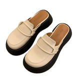 Breakj Version Fashion Thick Bottom Slippers Female Southeast Asian Muller Slippers Big Head Cake Bottom A Foot Pedal Head Slipper
