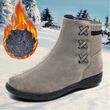 For Woman Female Shoes Women's Ankle Boots Non-Slip Retro Styles Women's Winter Boots Plus Size Botas