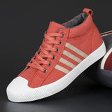 New Men Canvas Shoes Quality Breathable Hard-wearing Sneakers Comfort Plush Warm Lined Footwear Fashion Casual