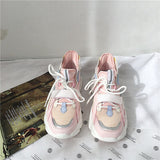 New sneakers women fashion platform sports shoes Japanese cute Platform lolita shoes college girls shoes INS shoes for