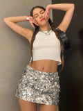 High-End Women's Fashion Sexy Squint Bag Hip Short Skirt Temperament Half-Dress Dress Dress Dress Dress