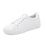 Breakj White Shoes Women's New Fashion Flat Plate Shoes Students Breathable Women's Shoes Net Red Single Shoes Casual White Shoes In The Spring And Autumn Of