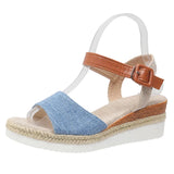 Breakj Word With Slope And Fish Mouth Sandals Women Summer New Buckle Outside Wearing Beach Cool