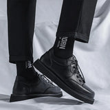 Breakj Men's Shoes 2023 Summer New Korean Men's Casual Board Shoes British Leather Shoes Men's Low Top