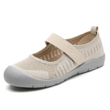 Breakj And Summer Flying Weaving Fabric Sneakers Women Soft-Soled Running Shoes Casual Shoes Lazy Shoes Shallow Walking