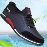Men's Shoes Fashion Soft Soled Men Casual Shoes British style Formal Shoes Breathable Lace-Up Bottom Light Sneakers Male Size