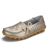 Leather Women Flat Shoes Ballet Trainer Leisure Shoes Woman Flower Sneakers For Women 2021 Candy Color Nurse