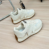 Breakj Korean Version Of Forrest Gump Shoes Female Spring 2025 New Student Running Dad Shoes Increased Leisure