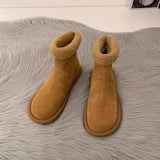 Breakj Fashion Short Tube And Velvet Inside The Boots Foreign Style Fashion Retro British Style Versatile Photos Out Of Hot