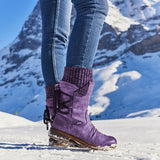 Breakj Autumn And Winter New Leisure Hairline Outlet Short Boots Women Flat Bottom Snow Boots Set Martin Women