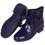 Women's rain boots fashion classic cute bow 2019 solid color Non-slip boots women's rain