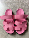 Breakj The New Summer Slippers Are Velcro Solid Color Casual