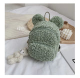 Lamb Plush Children's Backpack Kindergarten Boys And Girls Student School Bag Baby Cartoon Small
