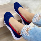 Handmade Solid Color Women Shoes Classic Casual Flat Heel Shoes Comfortable Non-slip Fashion Zapatos De Mujer