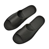 Cow Leather slippers couple indoor non-slip men women home fashion casual single shoes for women TPR soles spring
