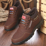 Sale Genuine Leather Shoes Men Comfortable Cowhide Sneakers Men waterproof Non-Slip outdoor shoes Casual