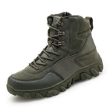 Breakj Men's Shoes Outdoor Work Boots Climbing Boots Autumn And Winter High Help Wear And Anti-Slip Hiking Cross-Country