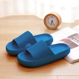 Men Women Bathroom Non-slip Slippers Thick Sole Soft EVA Indoor Slide Sandals Casual Beach Unisex Platform Home