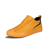 High-top Men Casual Plush Shoes Quality Warm Lined Male Footwear Outside Wear-resisting Flats Shoes Fashion