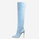 Furtado Spring Autumn Fashion Thigh High Boots Women Aexy Stilettos Long Boots Over The Knee High Boots Party Shoes