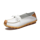 Shoes New Spring Autumn Genuine Leather Women Loafers Flats Female Moccasins Shoe Slip On Women's Loafers Large