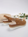 Breakj New Sandal Large Size Hemp Rope Bow Wedge Casual Sandal Women's