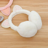 Winter Cat Ear Earmuffs Fur Warm Women Ear Protect Cute Faux Soft Fluffy Ladies