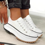 Women Sneakers Casual Spring/Autumn Women Walking Shoes Soft Fashion Lace-Up Female Outdoor Ladies