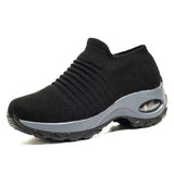 Breakj Explosion Women's Shoes Air Cushion Flying Sneakers Shoes Shoes Fashion Rocking Shoes Casual Shoes Socks
