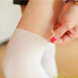 Women Sexy Pantyhose Black Tinted Sheer False High Stocking Black