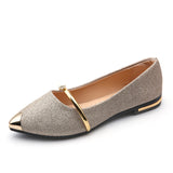 Summer Korean Version Of The New Women's Shoes Pointed Flat Shoes Shallow Mouth Single
