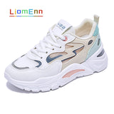 Women's Winter Sneakers 2021 Fur Platform Sports Shoes White Chunky Sneakers Vulcanized Casual Shoes Female